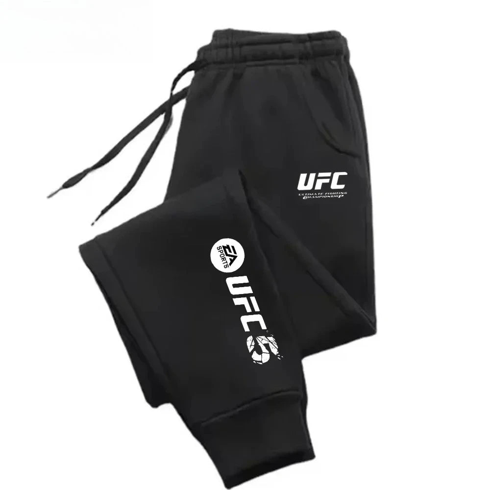 Mens Casual Pants Autumn Winter Sweatpants Gym Trousers Fashion Solid Color Workout Long Pants Men Running Jogger Sports