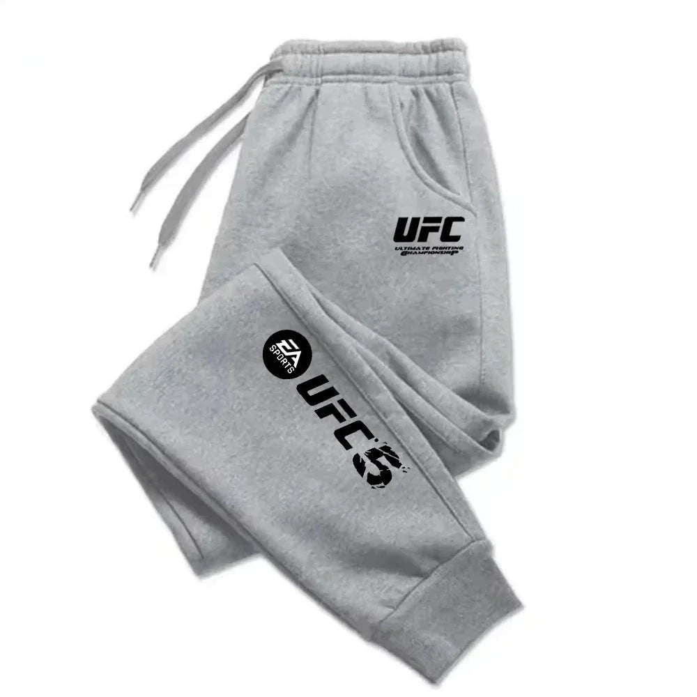 Mens Casual Pants Autumn Winter Sweatpants Gym Trousers Fashion Solid Color Workout Long Pants Men Running Jogger Sports
