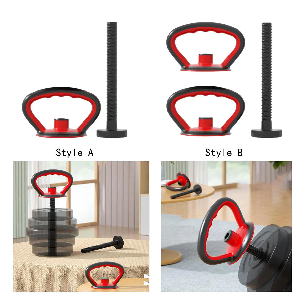 Kettlebell Handle Portable Multifunctional Kettlebell Push up Kettle Bell Grip for Weightlifting Indoor Training Gym Travel