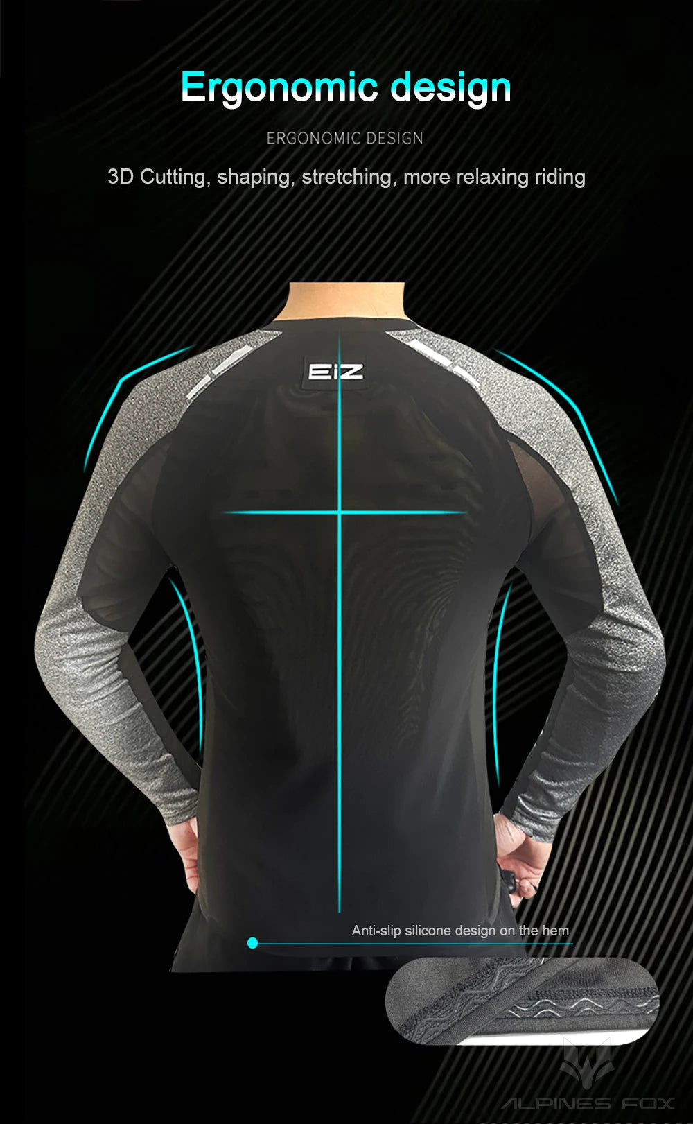 Men Motorcycle Jacket with Soft Gear Racing Pads MTB Downhill Sports Breathable High Elastic Lightweight Motocross Shirt