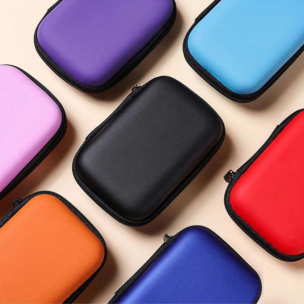 Portable Sundries Travel Storage Bag Charging Case for Earphone Package Zipper Bag Travel Cable Organizer Electronics Storage