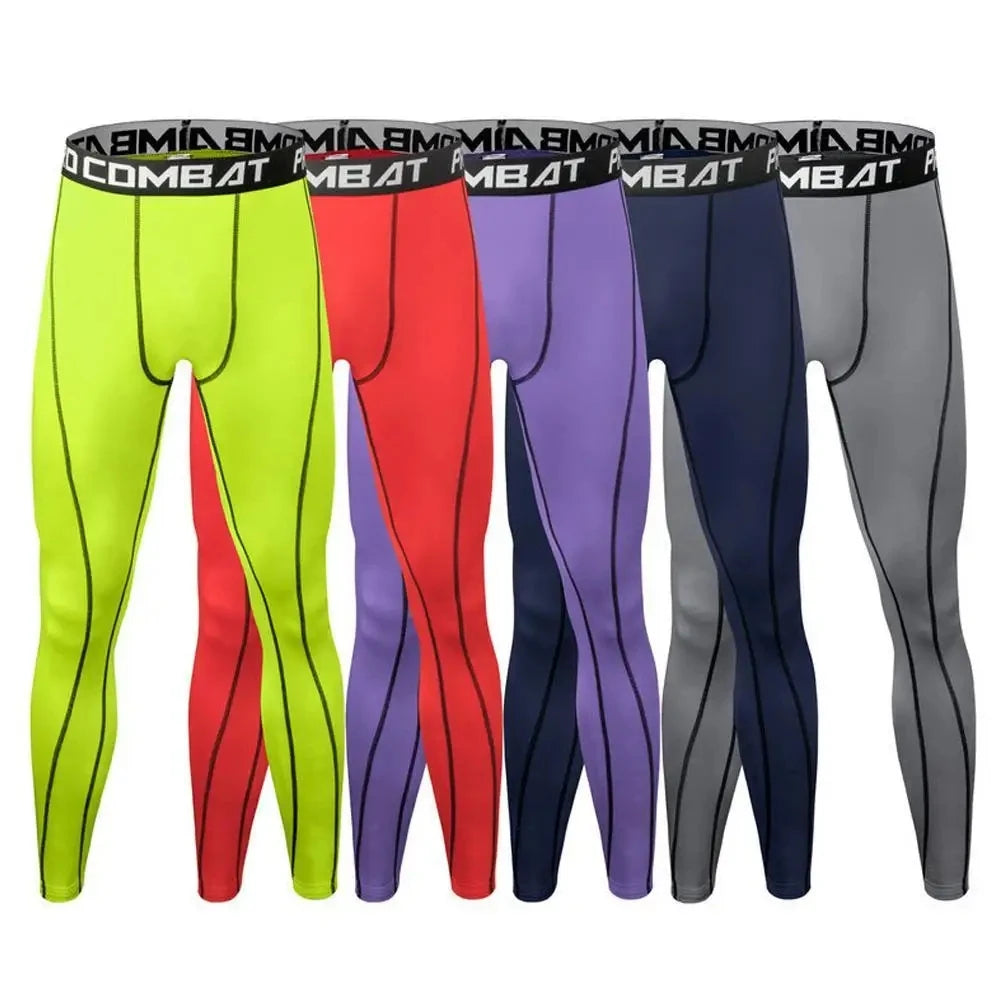 Men's Compression Pants Men Sportswear Training Legging Gym Skinny Trousers Tights Bottoms Jogging Sweatpants Running Pants Men
