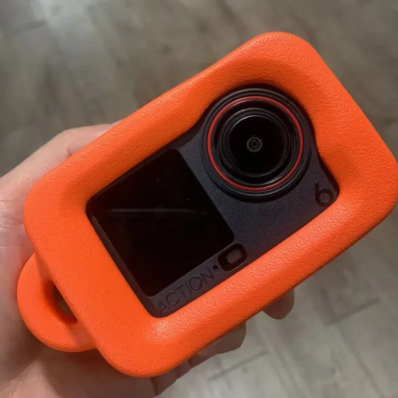 EVA Floating Protective Case for DJI Action 6/5 Pro/4/3  Anti-Sink Buoyancy Frame with Anti-Lost Rope Hole  Waterproof Diving Ho
