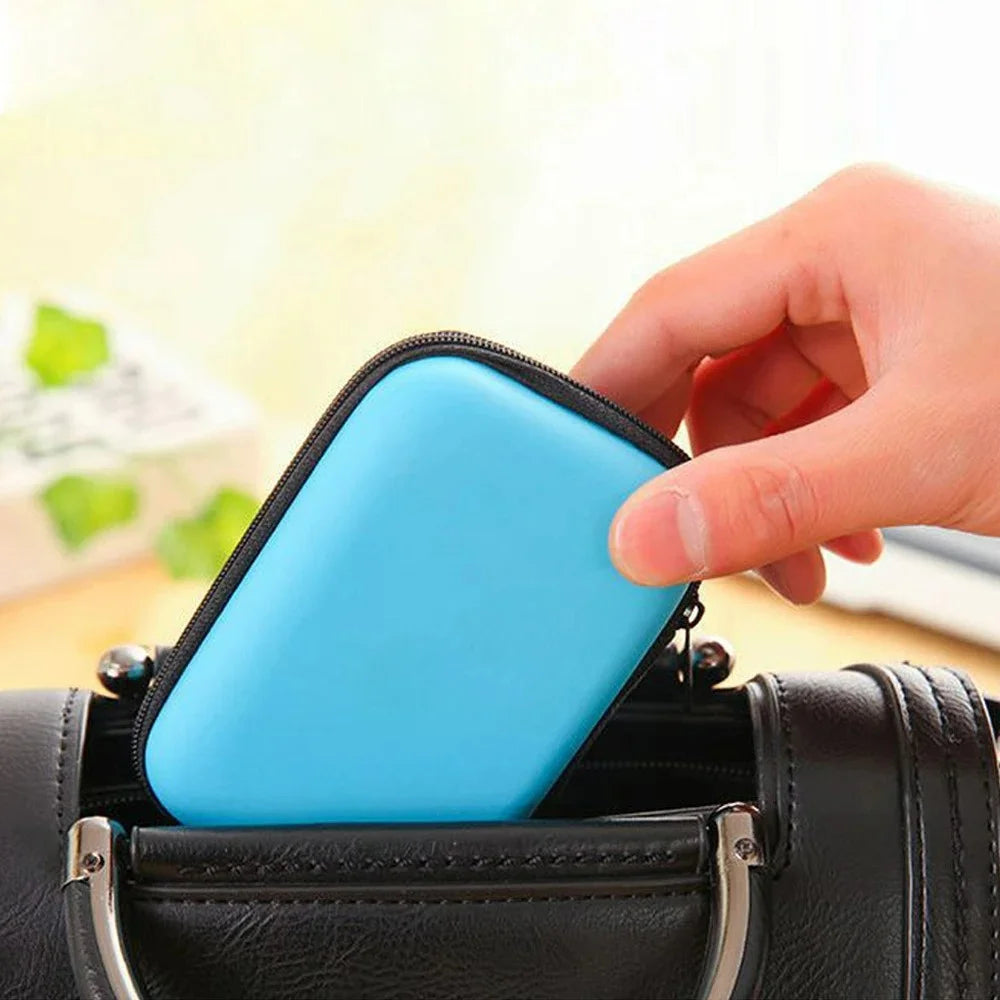 Portable Sundries Travel Storage Bag Charging Case for Earphone Package Zipper Bag Travel Cable Organizer Electronics Storage