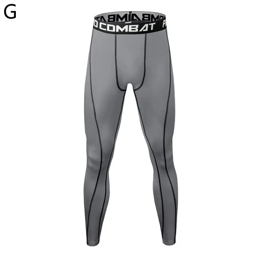 Men's Compression Pants Men Sportswear Training Legging Gym Skinny Trousers Tights Bottoms Jogging Sweatpants Running Pants Men