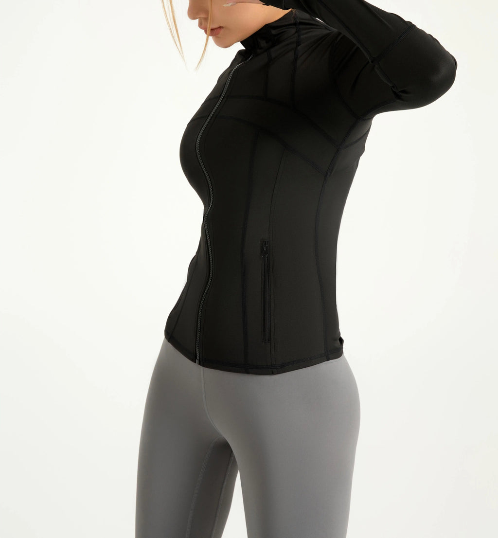 MINL Women's Sport Top Fitness Gym Workout Running Pilates Yoga Clothes with Sleeves - Comfortable Gym Wear Shirt for Fitness En