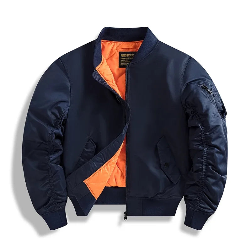 Winter Jackets for Boys Coat Men Lightweight Thick Army MA-1 Flight Bomber Jackets Streetwear Varsity Pilot Parkas Coat Men