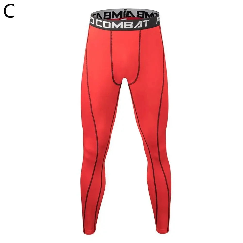 Men's Compression Pants Men Sportswear Training Legging Gym Skinny Trousers Tights Bottoms Jogging Sweatpants Running Pants Men