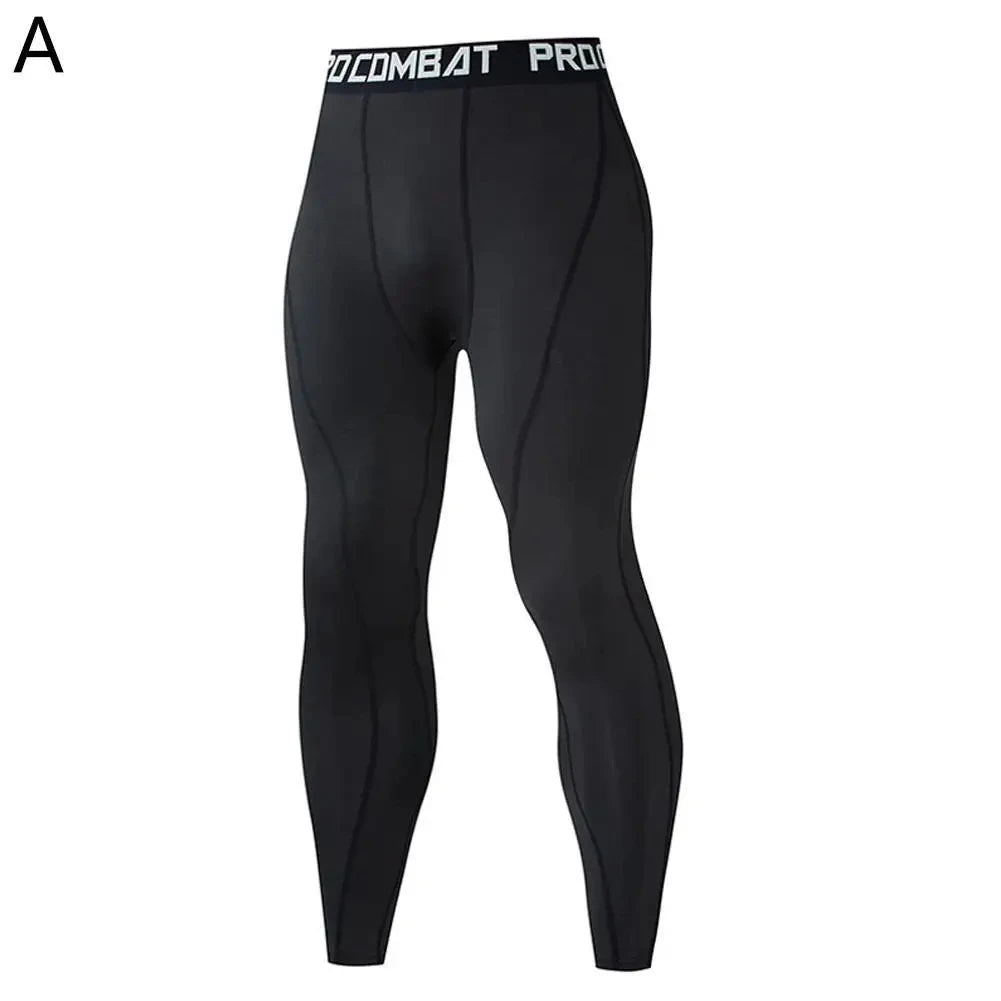Men's Compression Pants Men Sportswear Training Legging Gym Skinny Trousers Tights Bottoms Jogging Sweatpants Running Pants Men