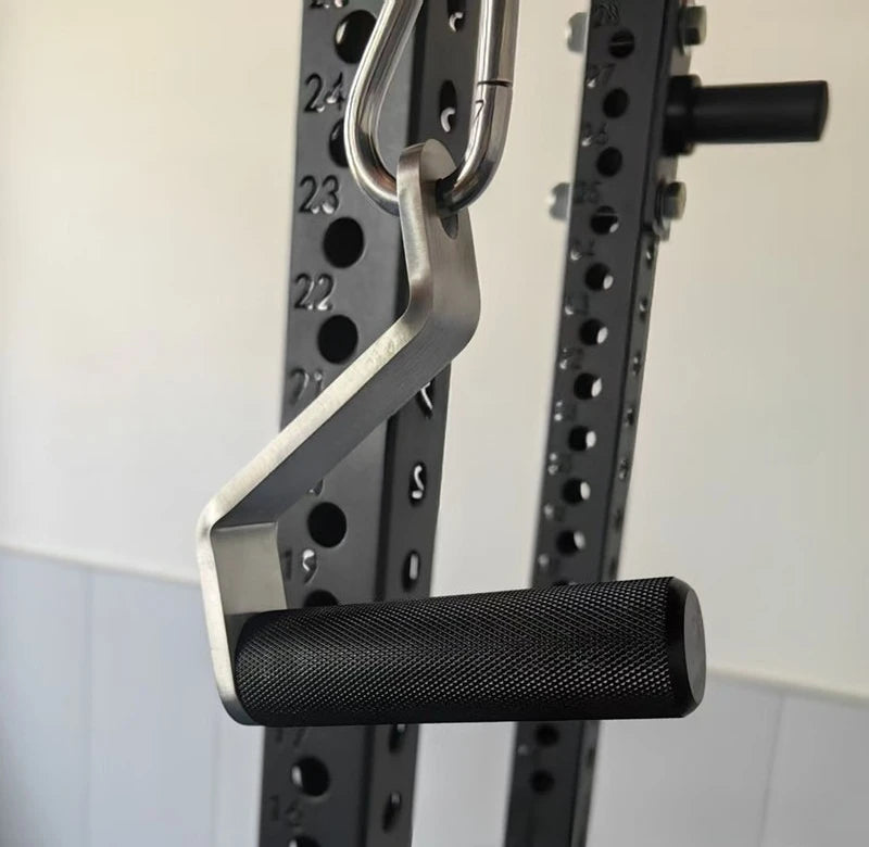 Fitness Accessories Cable Machine L Handle Single Arm Pulldown Strength Training Equipment Aluminum Alloy for Gym Home Workout