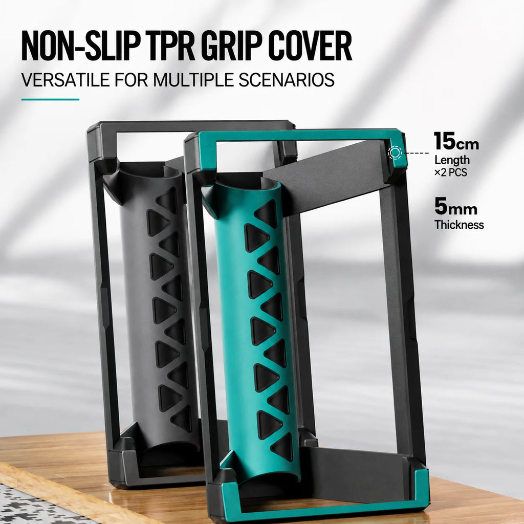 Ergonomic Push Up Bars, Wrist Friendly Push Up Handles, Non Slip Stands for Chest Shoulder Arms, Home Gym Workout