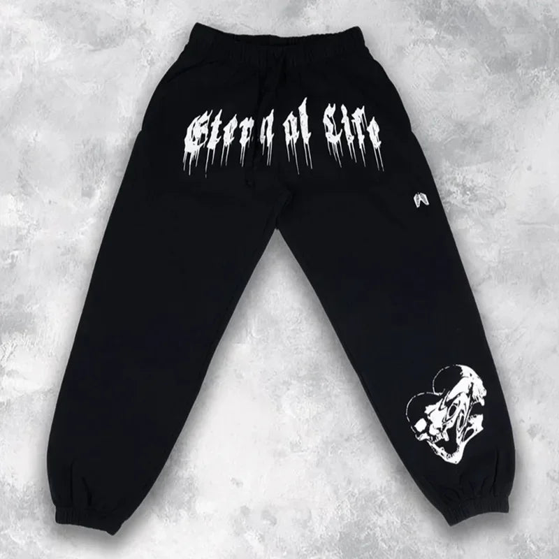 2025 European and American Men's New Year Wear Sports Pants Casual Sports Training Pants Men's Gym Pants