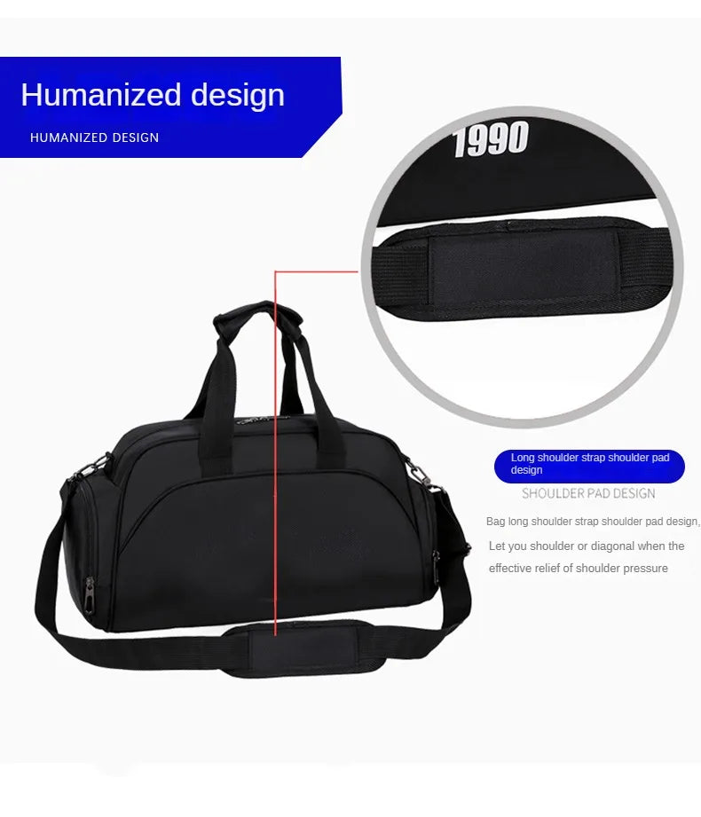 Custom Gym Fitness Bag Basketball Sports Bag Personality Customization Dry Wet Separation Yoga Travel Bag Print Photo DIY Name