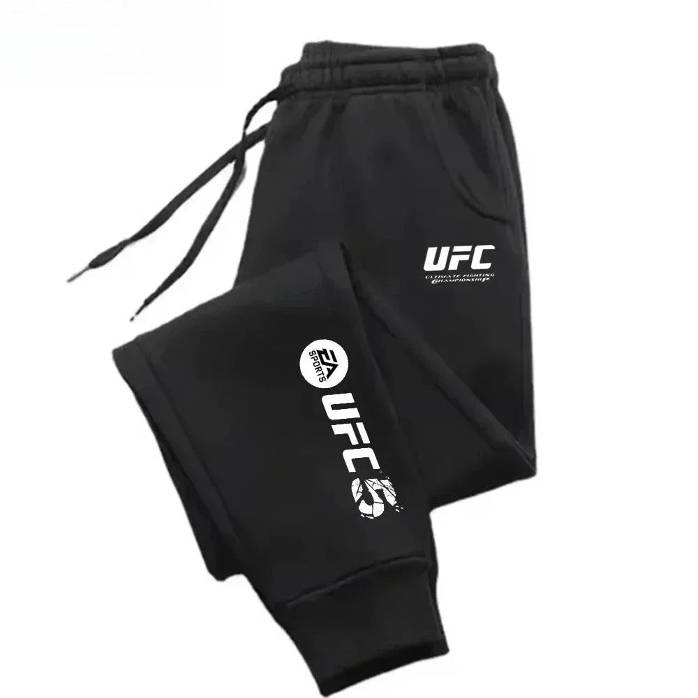 Mens Casual Pants Autumn Winter Sweatpants Gym Trousers Fashion Solid Color Workout Long Pants Men Running Jogger Sports