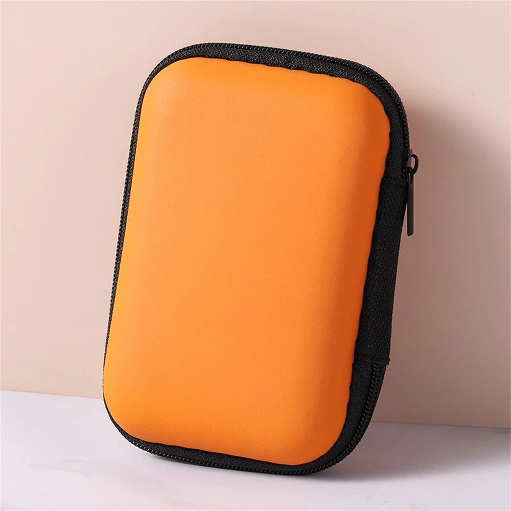 Portable Sundries Travel Storage Bag Charging Case for Earphone Package Zipper Bag Travel Cable Organizer Electronics Storage