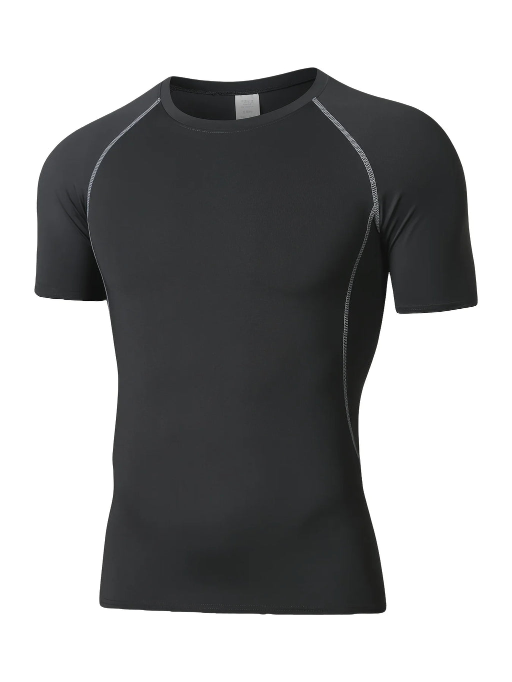 Sports tight-fitting clothes, short-sleeved shirts for fitness running training, breathable fitness T-shirts for men