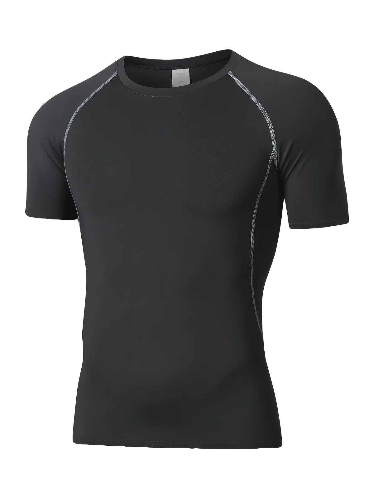 Sports tight-fitting clothes, short-sleeved shirts for fitness running training, breathable fitness T-shirts for men
