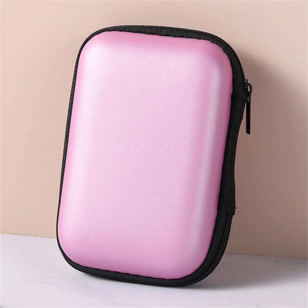 Portable Sundries Travel Storage Bag Charging Case for Earphone Package Zipper Bag Travel Cable Organizer Electronics Storage