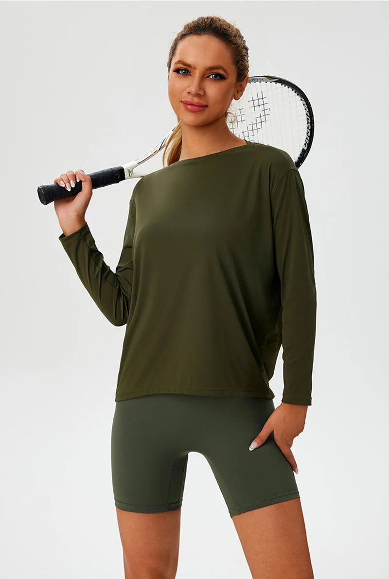 Fitness Women's Gym Clothes Sports Top Woman Gym Arm Sleeves Woman Fashion Youth Women's Blouses Clothing Sportswear Shirt Yoga