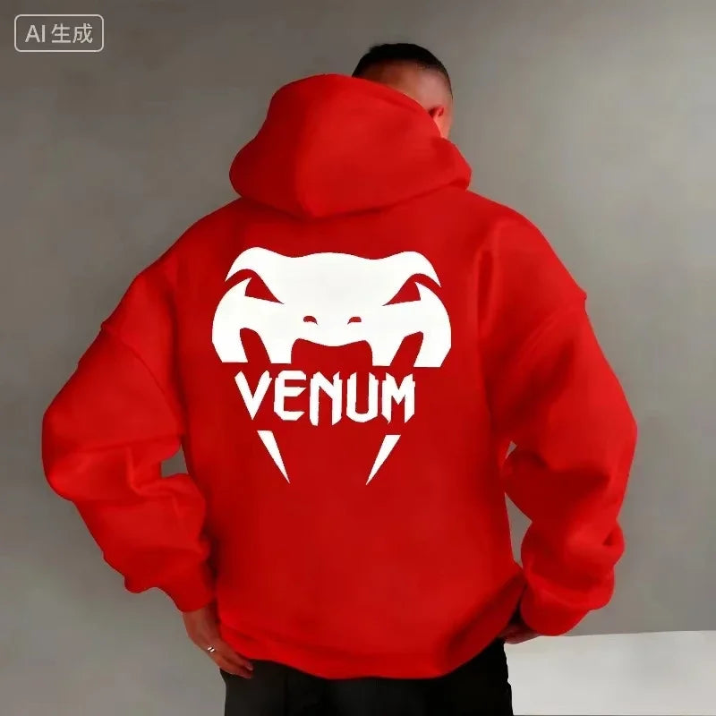 2026 NEw NEw New!  Men's Boxing Sports Hoodie, Warm and Comfortable Casual Hoodie for Autumn and Winter, Fashionable Printed