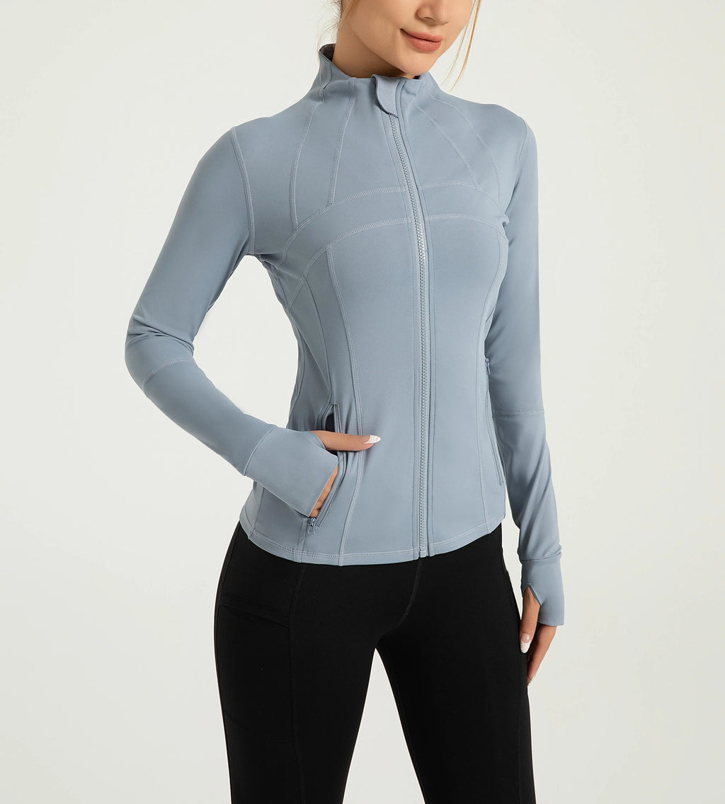 MINL Women's Sport Top Fitness Gym Workout Running Pilates Yoga Clothes with Sleeves - Comfortable Gym Wear Shirt for Fitness En