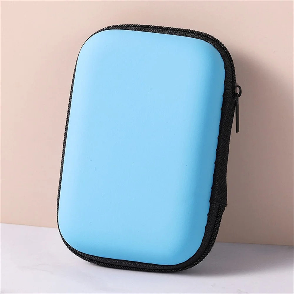 Portable Sundries Travel Storage Bag Charging Case for Earphone Package Zipper Bag Travel Cable Organizer Electronics Storage