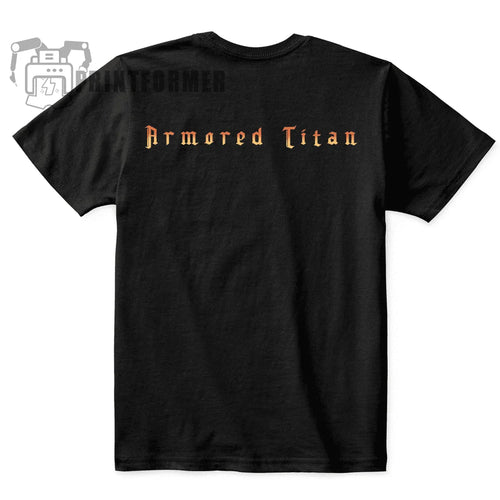 Anime Attack On Titan Armoured Titan Reiner Braun Manga T-Shirt Soft Tee 100 Cotton