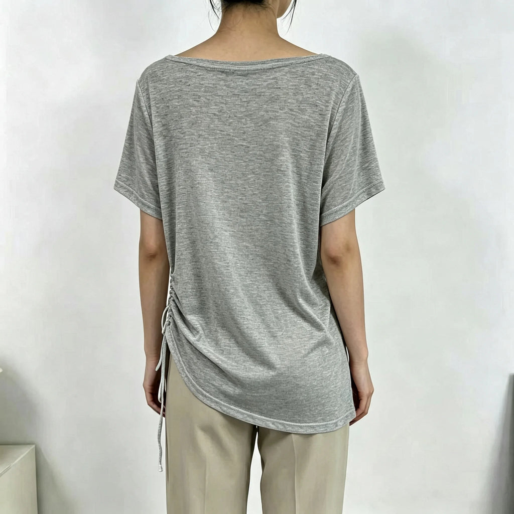 Pilates Yoga Wear, Thin Sports Tops, Loose Blouses, Short-Sleeved T-Shirts, High-End, Stylish, and Fashionable Fitness Wear