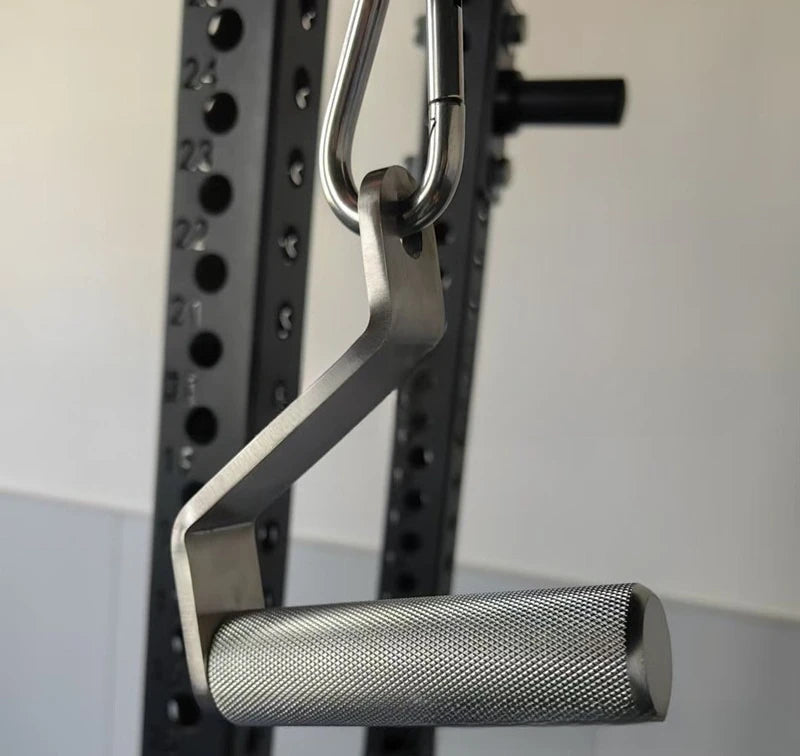 Fitness Accessories Cable Machine L Handle Single Arm Pulldown Strength Training Equipment Aluminum Alloy for Gym Home Workout