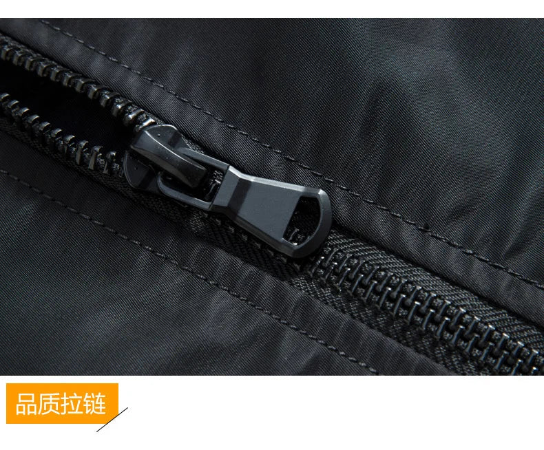Winter Jackets for Boys Coat Men Lightweight Thick Army MA-1 Flight Bomber Jackets Streetwear Varsity Pilot Parkas Coat Men