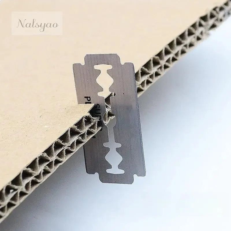 Wholesale 100PCS Stainless Steel Double Edge Safety Razor Blades Durable Barber Shaving Extra Sharp
