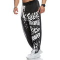 Mens Training Sport Trousers GYM Thin Pants Joggers Male Slim Casual Workout Fitness Running Graffiti Printed Breathable Pants
