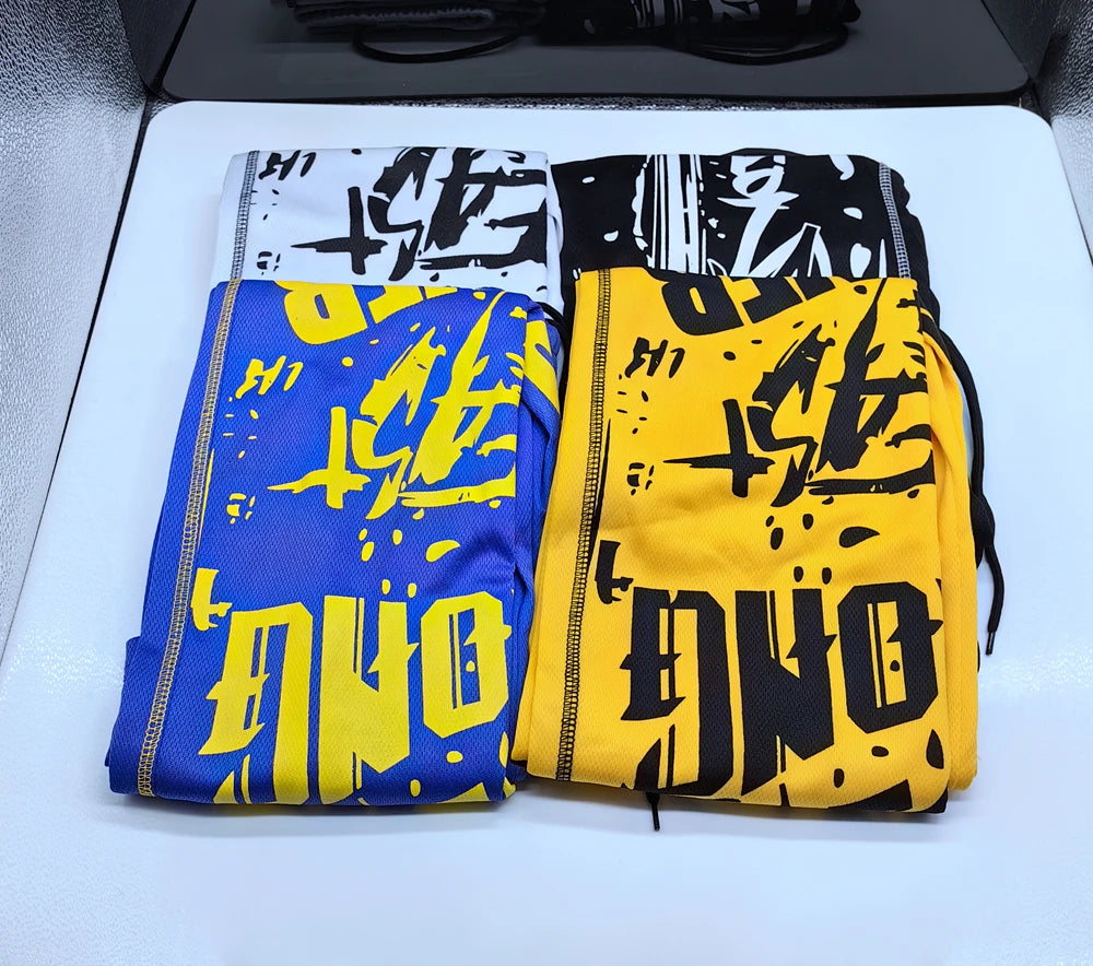 Mens Training Sport Trousers GYM Thin Pants Joggers Male Slim Casual Workout Fitness Running Graffiti Printed Breathable Pants