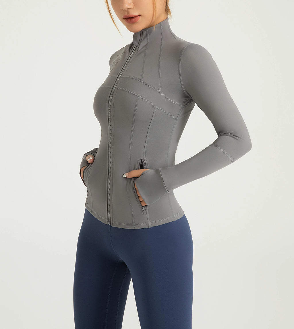 MINL Women's Sport Top Fitness Gym Workout Running Pilates Yoga Clothes with Sleeves - Comfortable Gym Wear Shirt for Fitness En