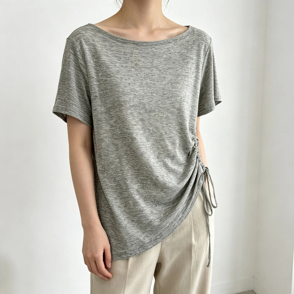 Pilates Yoga Wear, Thin Sports Tops, Loose Blouses, Short-Sleeved T-Shirts, High-End, Stylish, and Fashionable Fitness Wear
