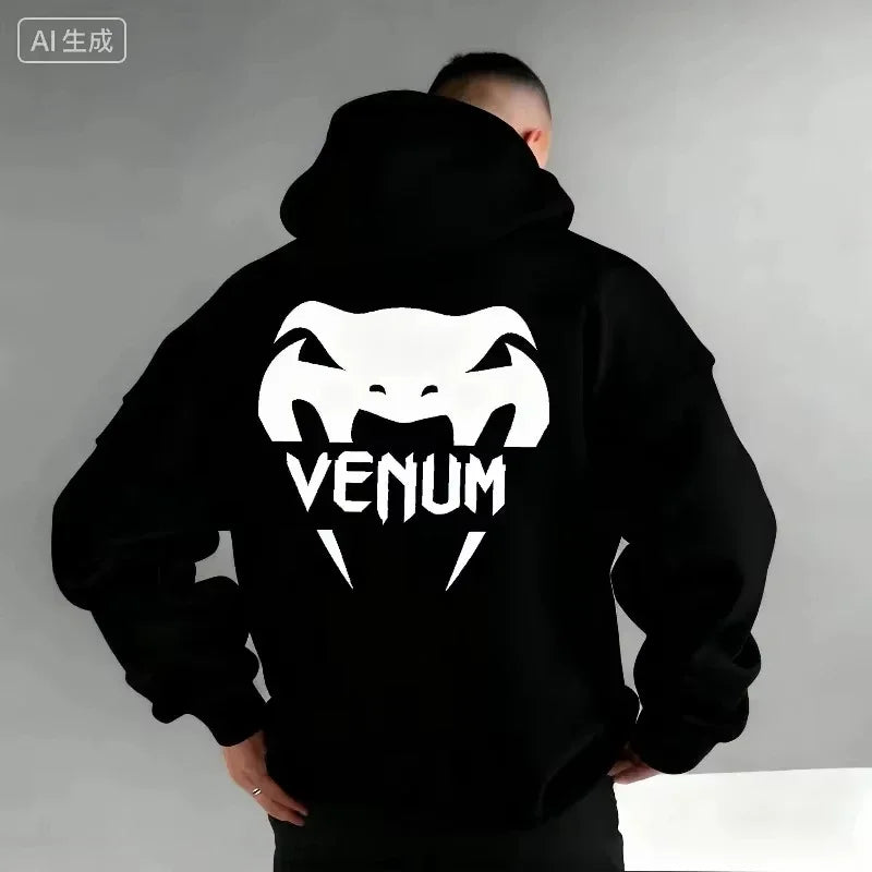 2026 NEw NEw New!  Men's Boxing Sports Hoodie, Warm and Comfortable Casual Hoodie for Autumn and Winter, Fashionable Printed