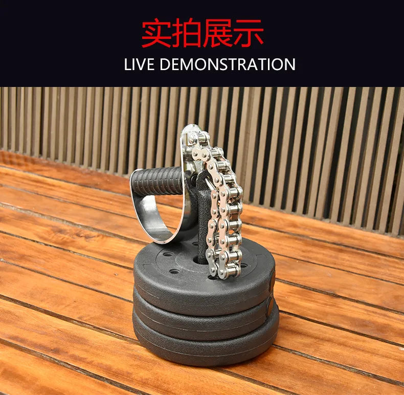 Arm Muscle Training Device Wrist Strength Training Device Fitness Grip Wrist Wrestling Trainer Exercise Device for Barbell