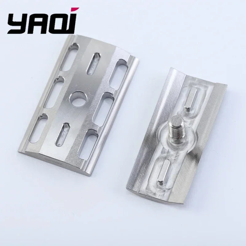 2026 Yaqi SLOPE Slant Safety Razor Head 316 Stainless Steel for Smooth Shaving