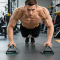 Ergonomic Push Up Bars, Wrist Friendly Push Up Handles, Non Slip Stands for Chest Shoulder Arms, Home Gym Workout