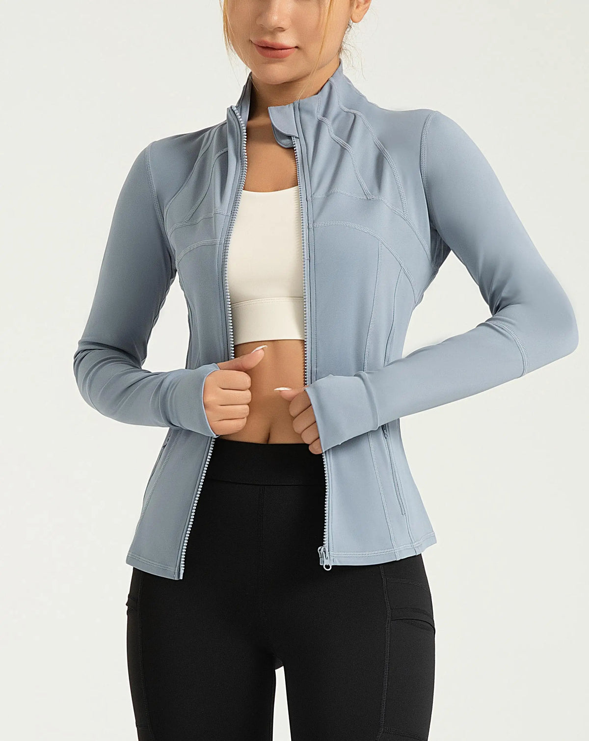 MINL Women's Sport Top Fitness Gym Workout Running Pilates Yoga Clothes with Sleeves - Comfortable Gym Wear Shirt for Fitness En