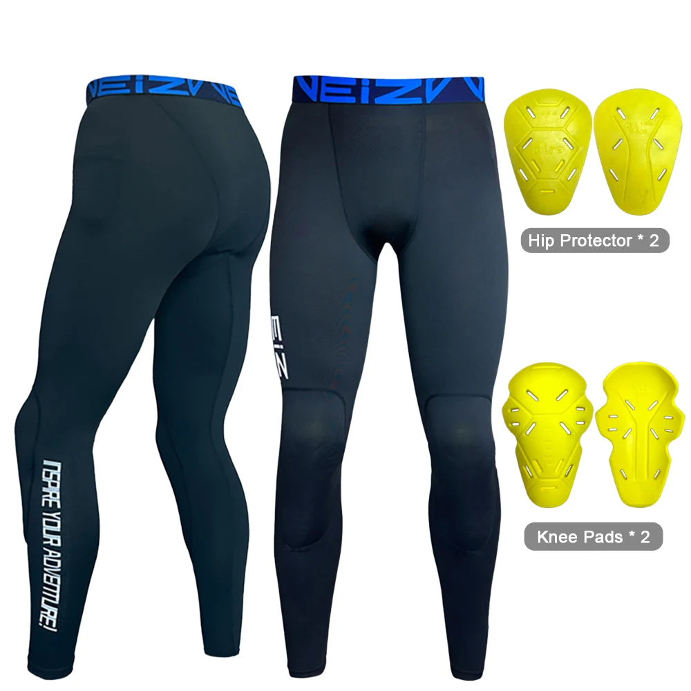 Men Motorcycle Jacket with Soft Gear Racing Pads MTB Downhill Sports Breathable High Elastic Lightweight Motocross Shirt