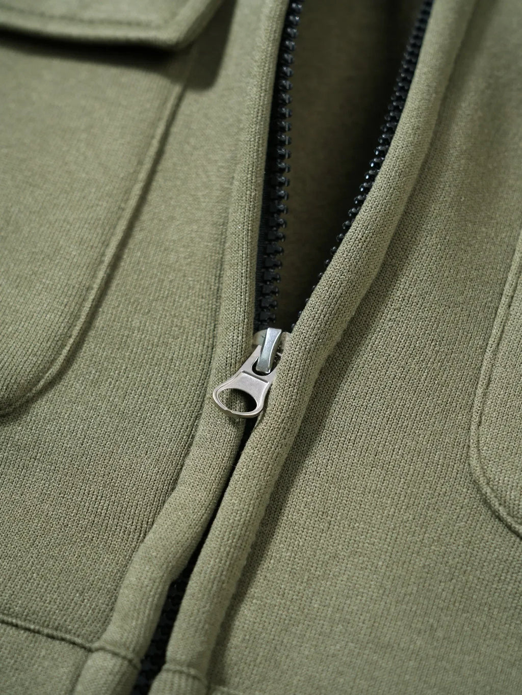 JOMA Men's Loose Fleece-lined Hoodie Jacket with Multiple Pockets Retro American Style Spring Autumn Winter Casual Outerwear