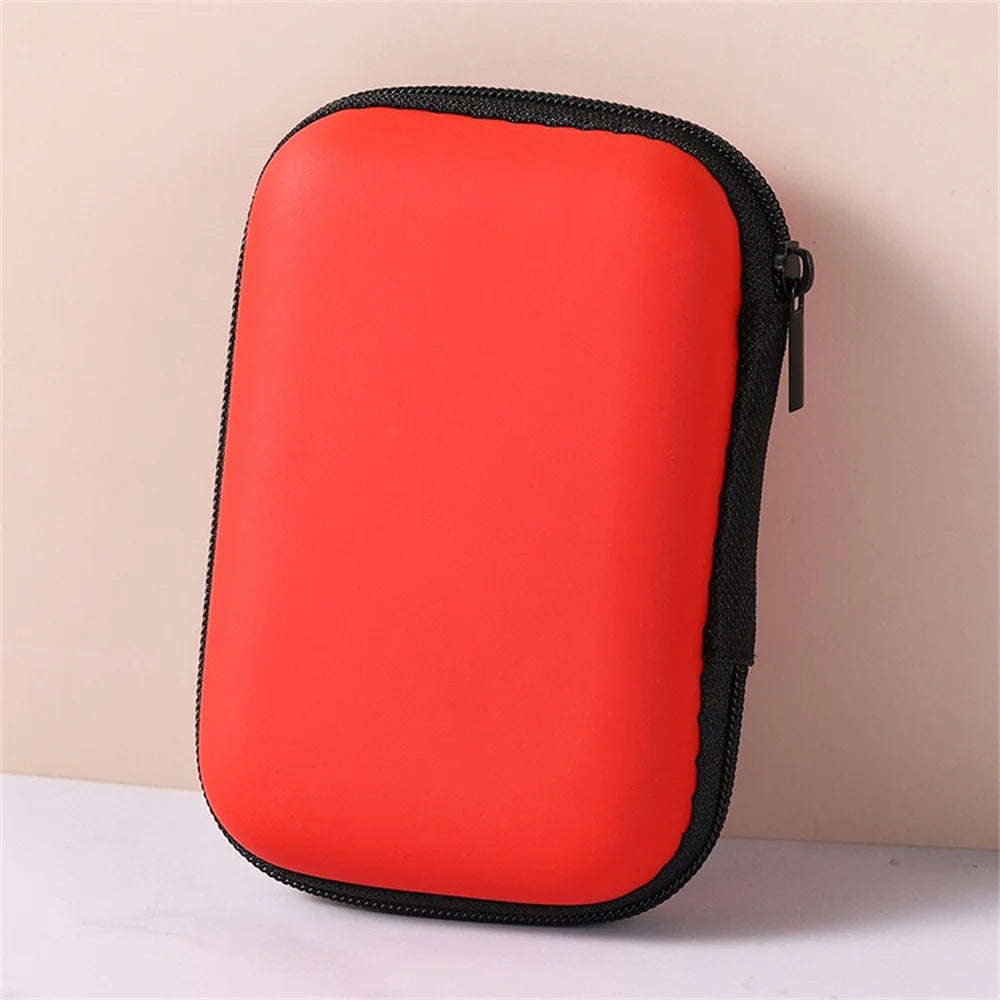 Portable Sundries Travel Storage Bag Charging Case for Earphone Package Zipper Bag Travel Cable Organizer Electronics Storage