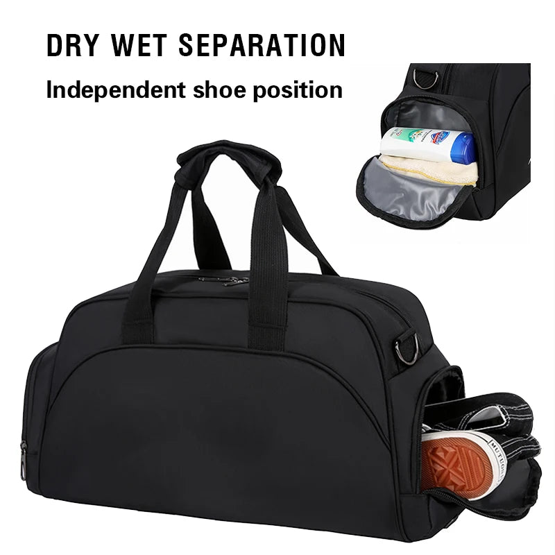 Custom Gym Fitness Bag Basketball Sports Bag Personality Customization Dry Wet Separation Yoga Travel Bag Print Photo DIY Name