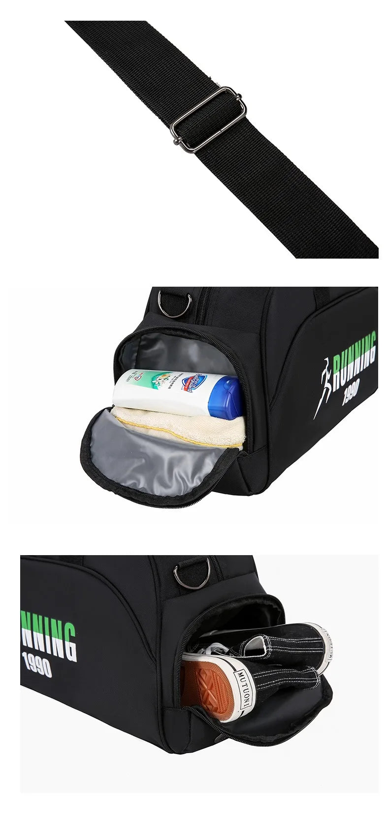Custom Gym Fitness Bag Basketball Sports Bag Personality Customization Dry Wet Separation Yoga Travel Bag Print Photo DIY Name