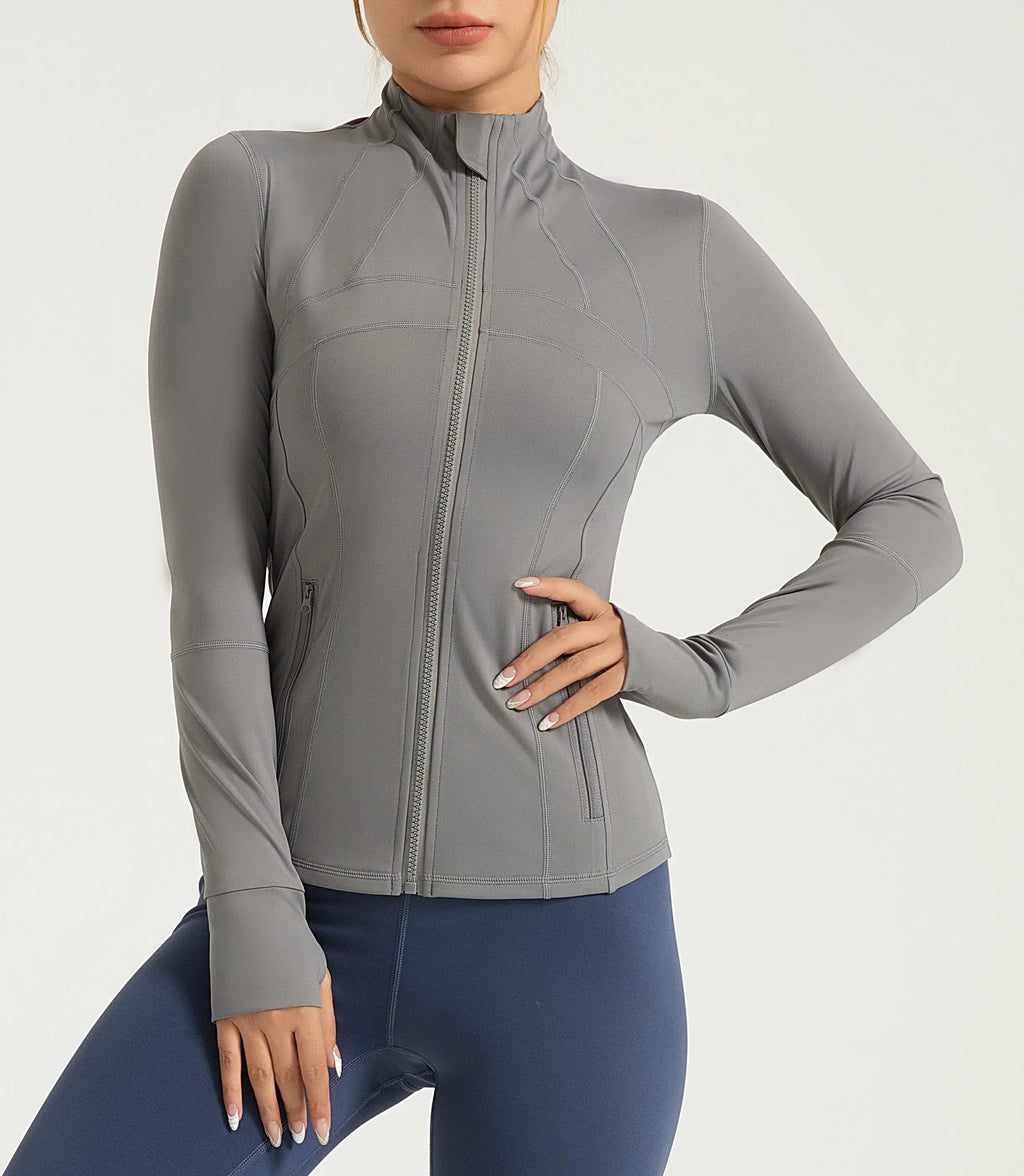 MINL Women's Sport Top Fitness Gym Workout Running Pilates Yoga Clothes with Sleeves - Comfortable Gym Wear Shirt for Fitness En
