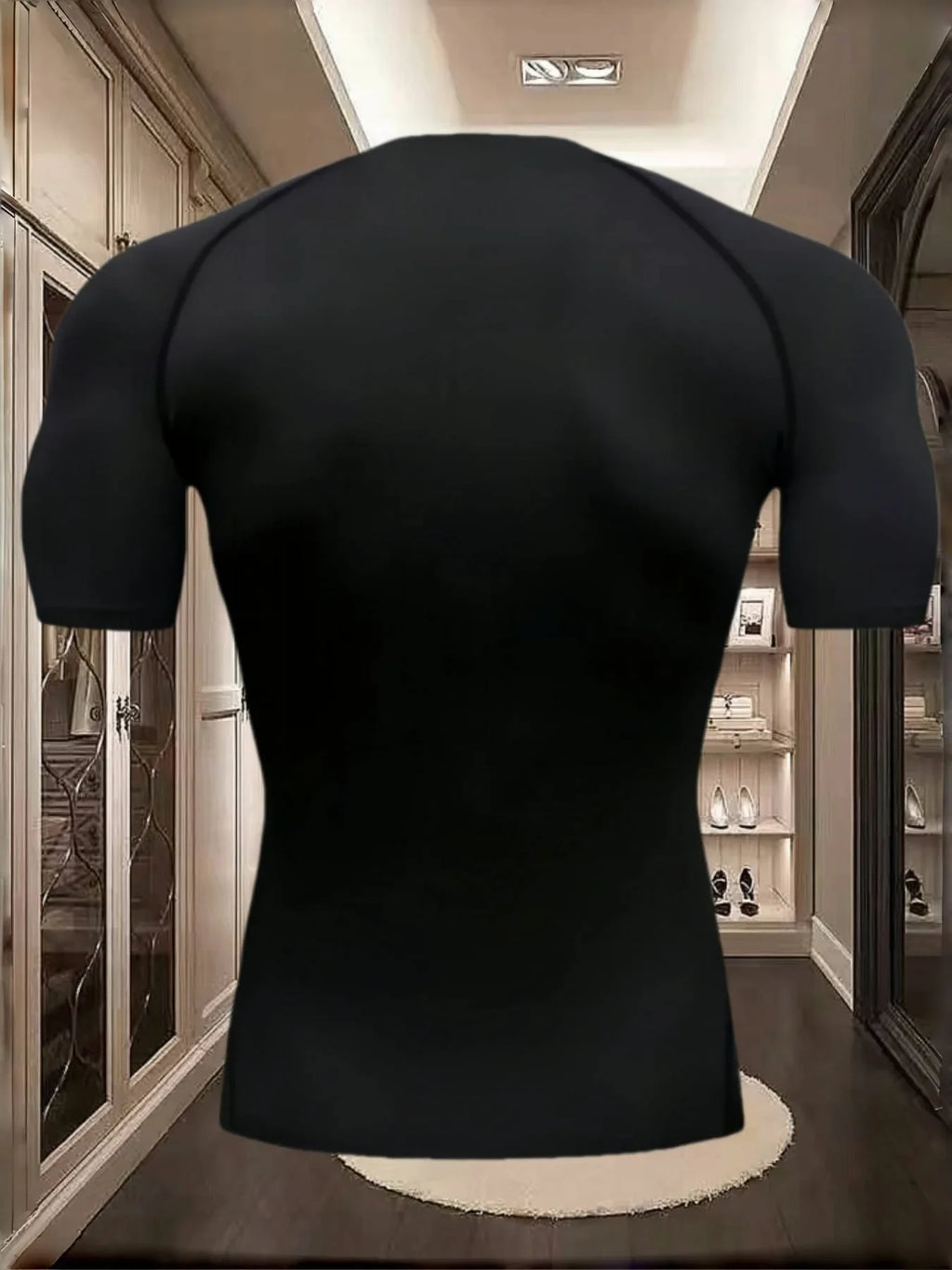 New Men's and Women's Fitness Clothes, New Fashionable Gothic Pattern Print, High Elasticity Muscle Fitness Shaping Design