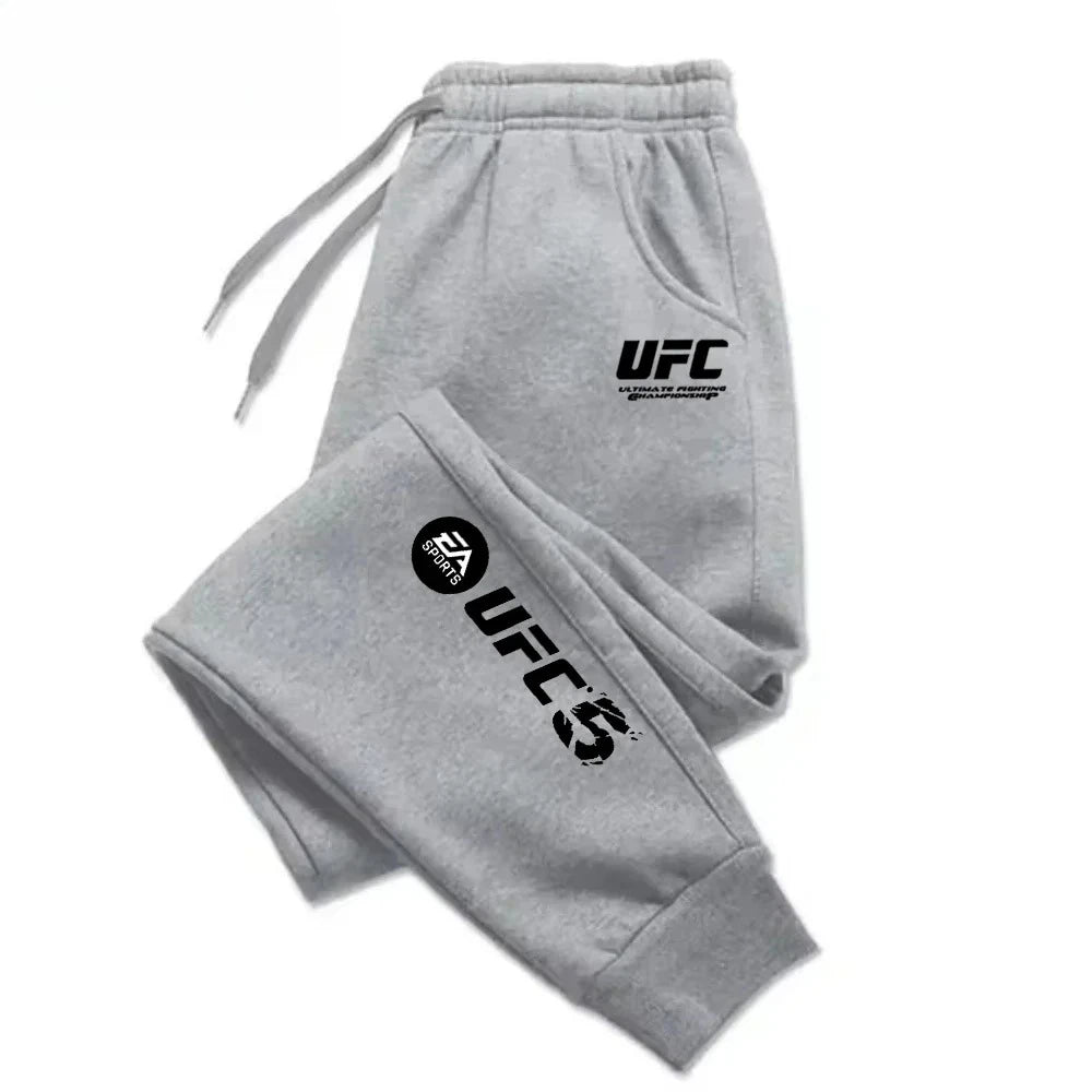 Mens Casual Pants Autumn Winter Sweatpants Gym Trousers Fashion Solid Color Workout Long Pants Men Running Jogger Sports