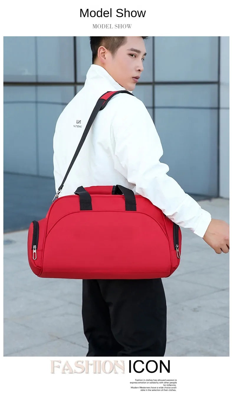 Custom Gym Fitness Bag Basketball Sports Bag Personality Customization Dry Wet Separation Yoga Travel Bag Print Photo DIY Name