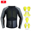 Men Motorcycle Jacket with Soft Gear Racing Pads MTB Downhill Sports Breathable High Elastic Lightweight Motocross Shirt